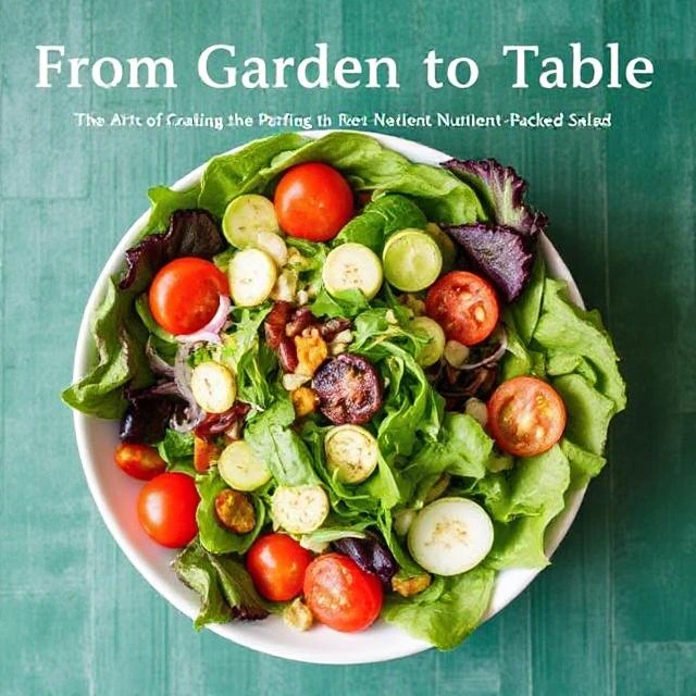 "Close-up of homemade balsamic glaze dressing being poured over a nutrient-packed salad with grilled peaches and quinoa."