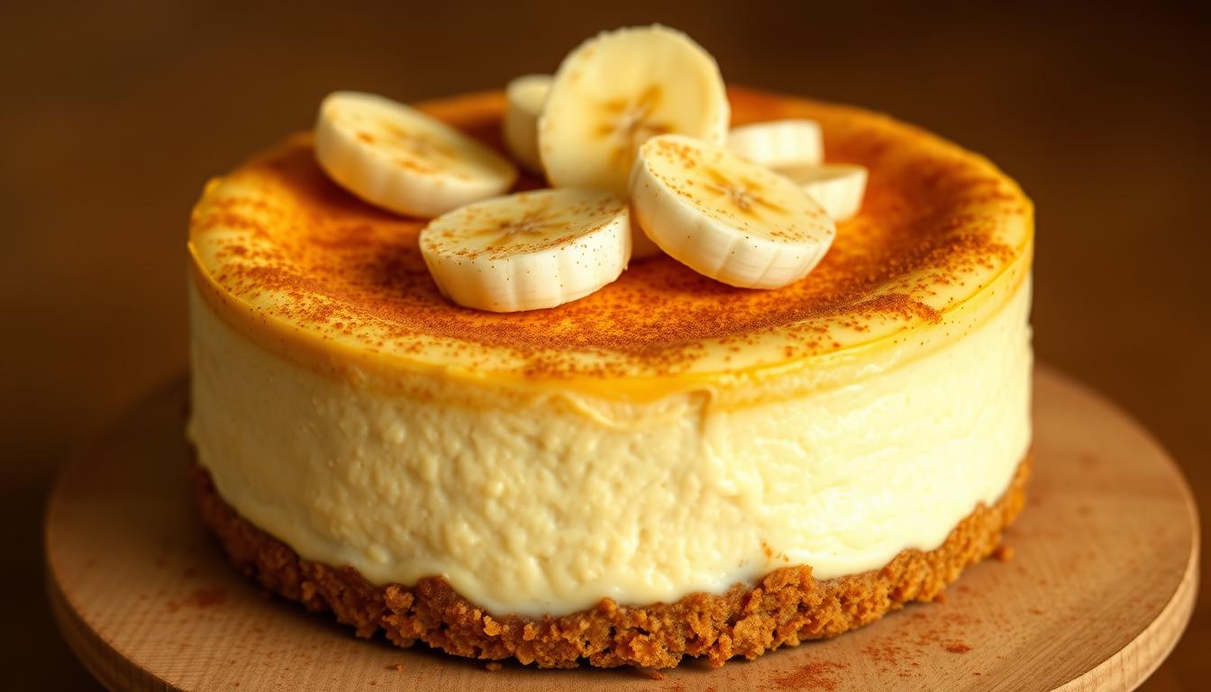 Cream Banana Cheese Cake Recipe