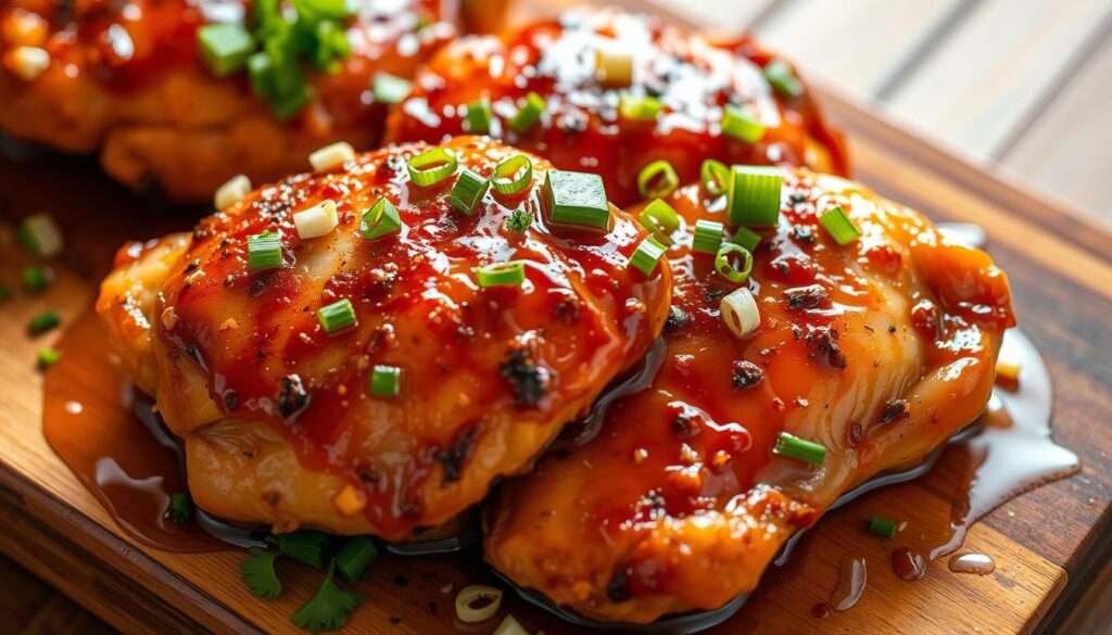 Honey-Garlic Chicken Thighs